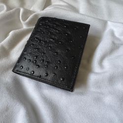 Ostrich Leather Wallet