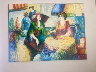 Signed Oil Painting on Canvas