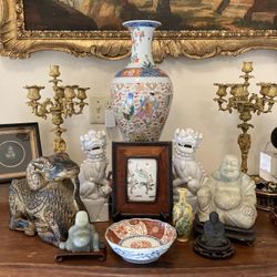 Asian, Chinese, and Japanese, Antiques and Decor Prices Vary
