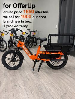 Brand new Family ebike with 1 year warranty