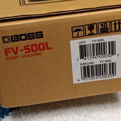 Boss FV-500L Foot Volume Pedal