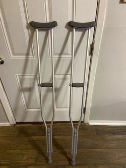 Aluminum Underarm Crutches – Pair