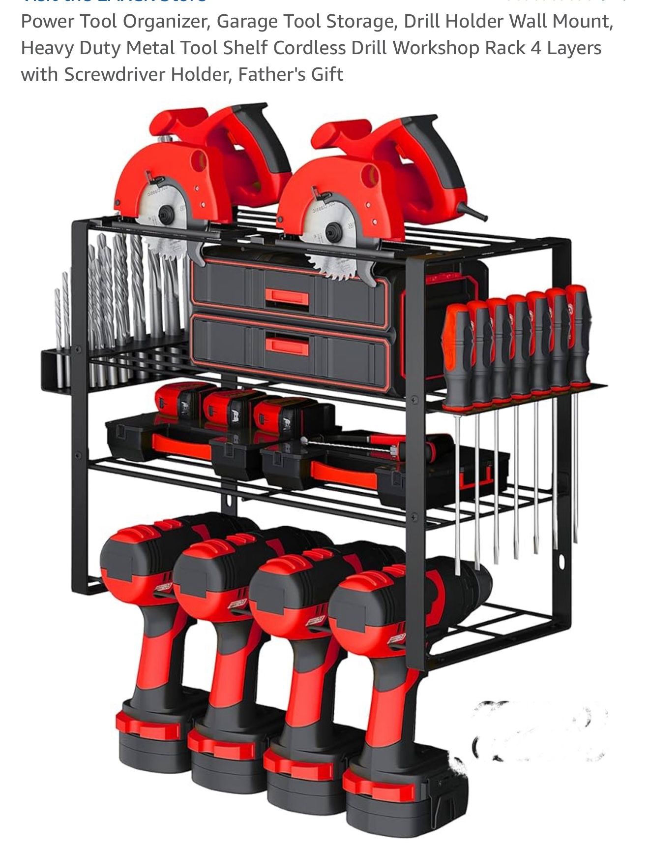 Drill Rack Organizer