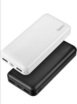 2 PACK! Miady 10,000mah Power Bank, Portable Charger