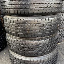 4 Llantas Usadas Michelin Lt 225/75/16 $220 Las 4