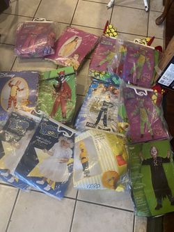 Lot Of Kids Halloween Costumes
