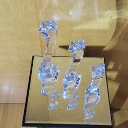 Mikasa Crystal Candle Holders