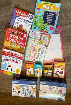 PRE- KINDER/ KINDER LEARNING BOOKS 3+ 4+