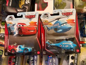 Disney Pixar Cars 20th Anniversary Transforming Lightning McQueen & Rotor Turbosky