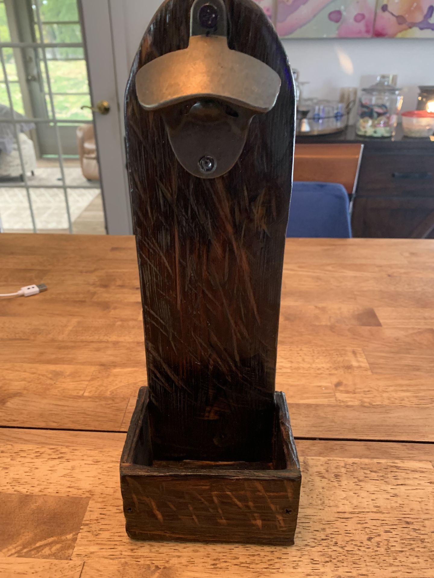 Bottle Opener Cap Catcher.