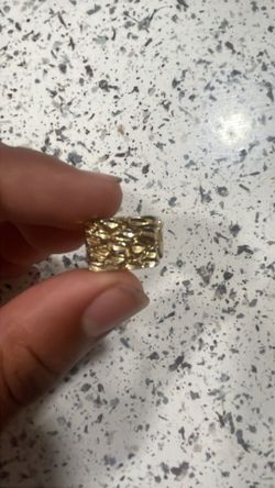 10K Gold Nugget Ring