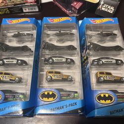 New HOT WHEELS 2015 CITY BATMAN 5-PACK CDT28-D910