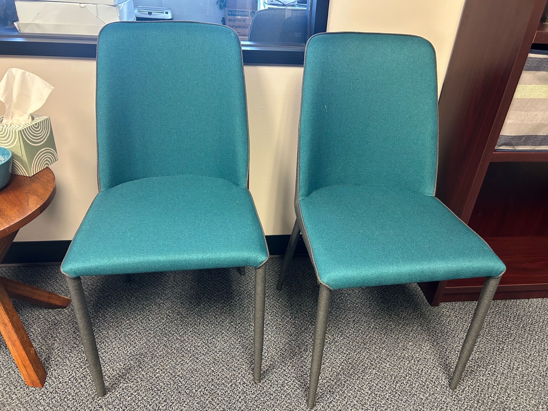 16 Teal Chairs