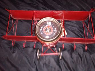 Sahara Airplane Wall Clock