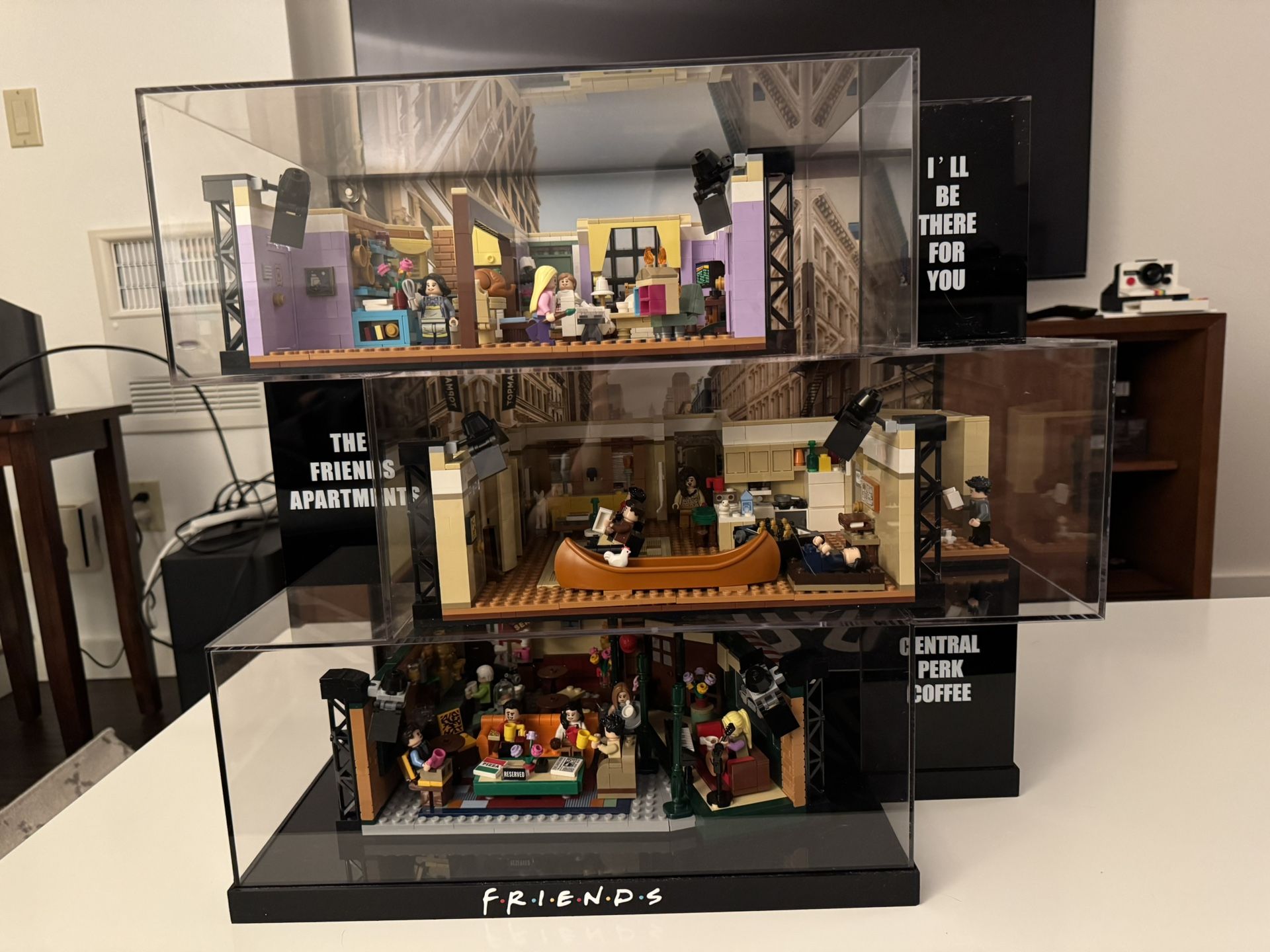 Lego Friends Set 21319 + 10292 With Display Case