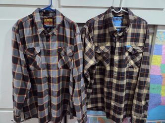 Dixxon XXL Long Sleeve Flannel Shirts