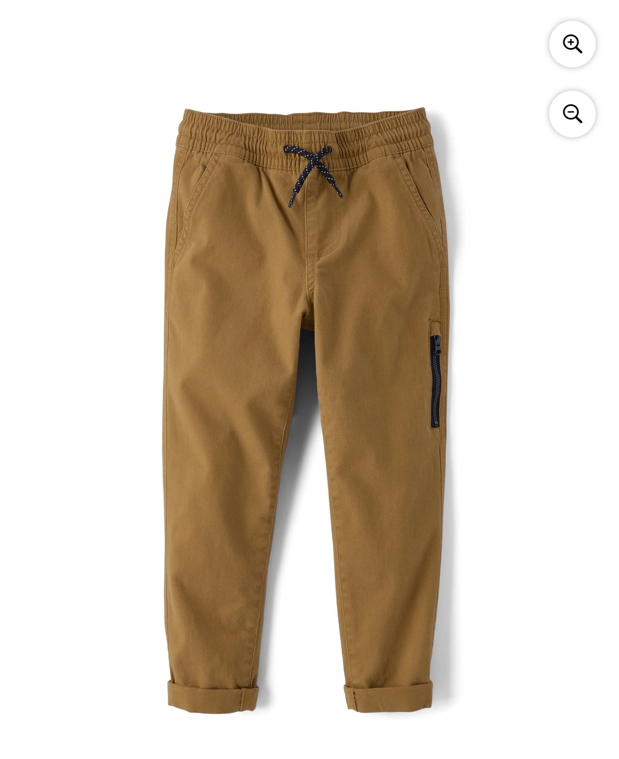 The Children's Place Boys Pull-On Woven Roll Cuff Pants
