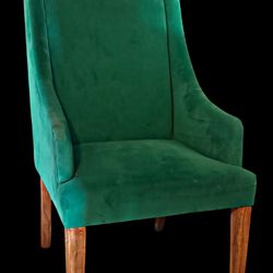Velour Arm Chair 