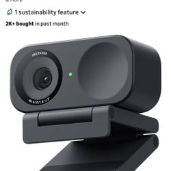 Webcam - Insta360 Link 2C - 4K Webcam for PC Mac, 1/2" Sensor, Auto Framing, HDR, AI Noise-Canceling Mic, Gesture Control for Streaming, Video Calls
