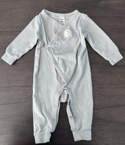 Carter's Baby Sleeper 6M Gray Stripe