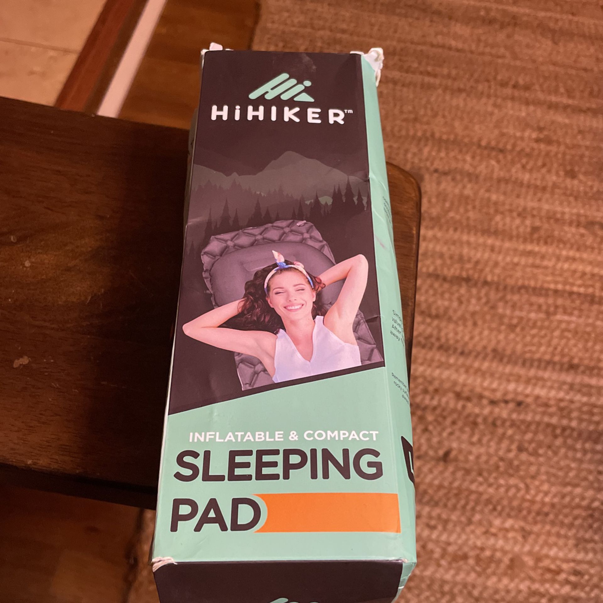HiHiker Camping Sleeping Pad– Ultralight Backpacking Air Mattress w/Compact Carrying Bag –Sleeping Mat for Hiking Traveling & Outdoor Activities. (Gra