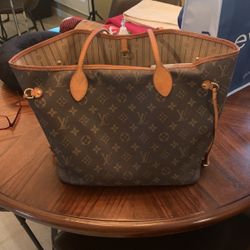 Authentic Louis Vuitton MM Bag Neverfull