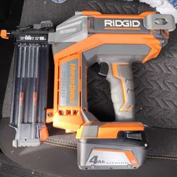 Rigid 18g Brad Nailer With Battery No Charger