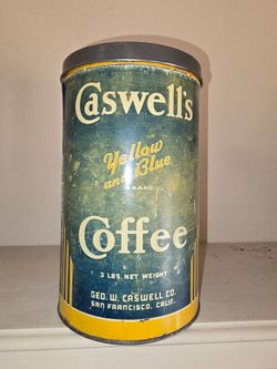 Caswell's Coffee can