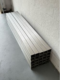 Stainless steel square tubes 4ft 3”