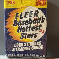 1988 Fleer Baseball's Hottest Stars - Sealed Box Set