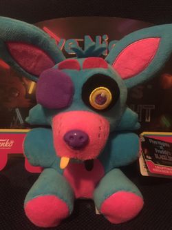  Funko Five Nights at Freddy's: Plush – Foxy Blacklight (Blue) :  Toys & Games