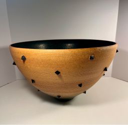 RARE Masuo Ojima Massive Studio Pottery Ceramic Bowl Japanese-American 15.5”D