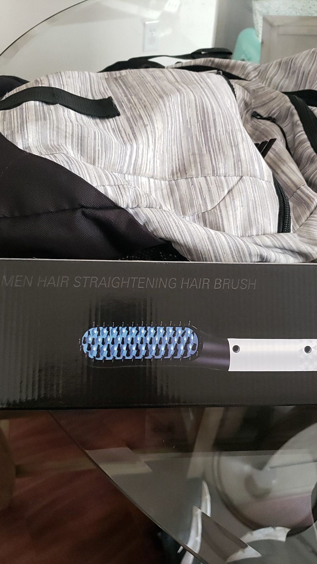 mens hair straightening hair brush