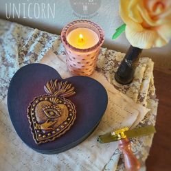 Small Heart Shaped Trinket Jewelry Box 