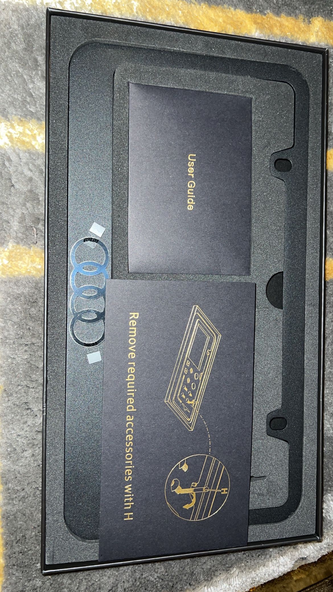 Audi Plate Insert