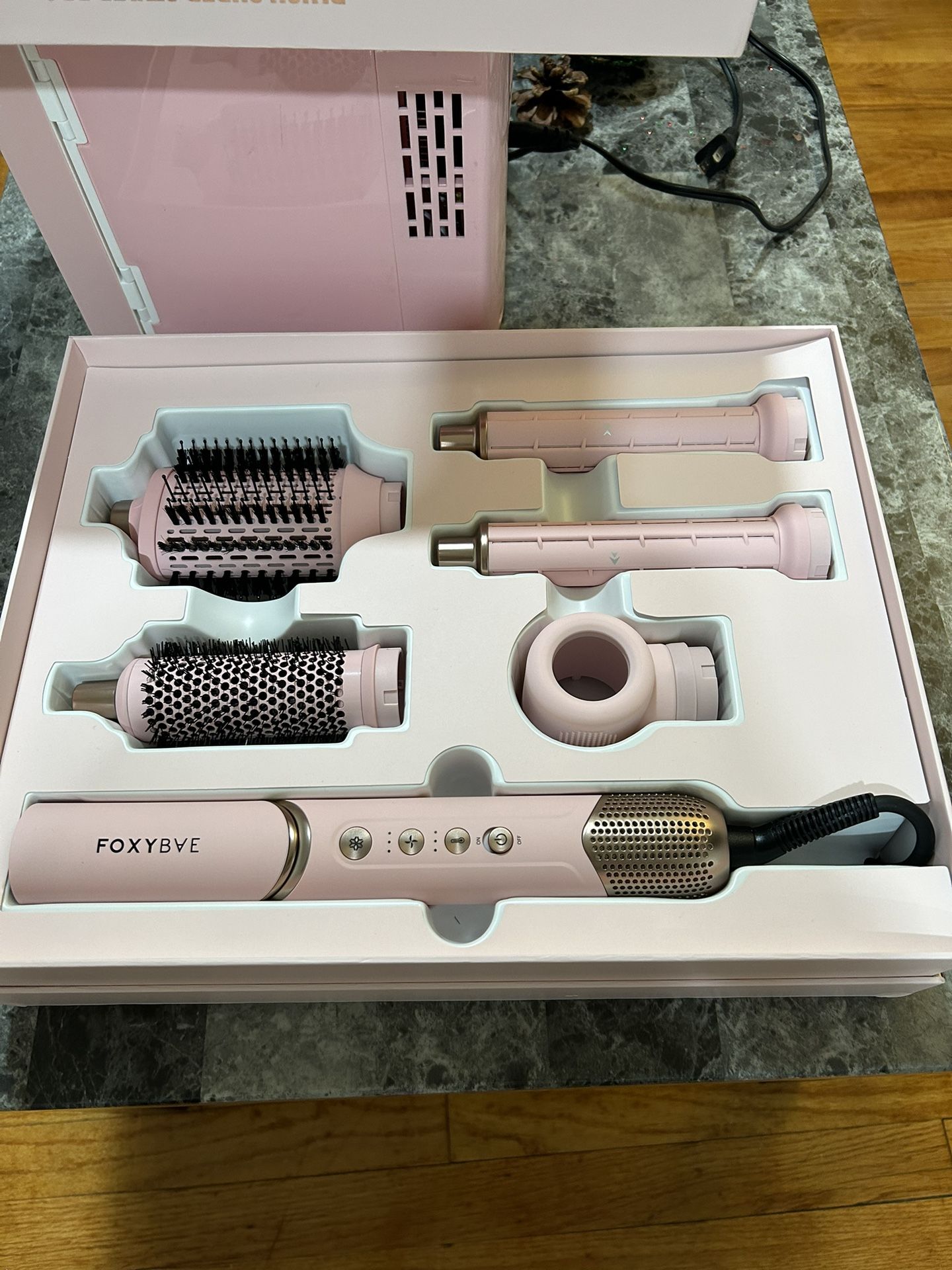 Curling Iron and Air Brush Set
