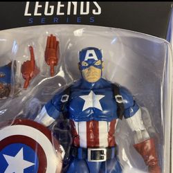 A282-   New Unopened Legend Series Marvel’s Captain America Action Figure