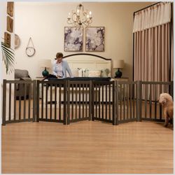 Wooden Dog Pet Gate