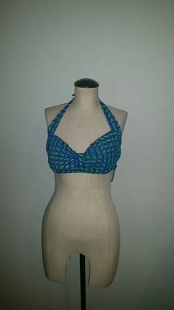 New Sz L Large women's vintage inspired bathing suit top bikini by KamalKulture designer