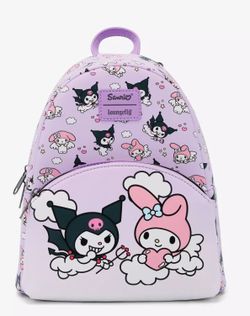 Loungefly Sanrio Kuromi & My Melody Angel & Devil Love Backpack