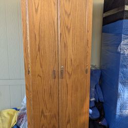 Oak Cabinets - Custom Built By Carpenter 