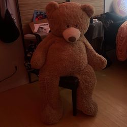Giant stuffed teddy bear