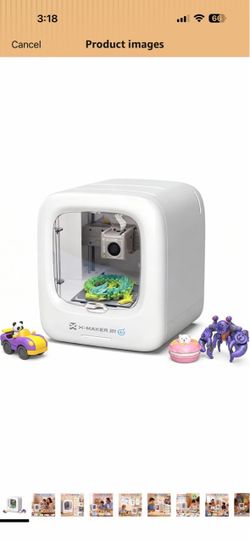 AOSEED AI 3D Printer for Kids, Fast 400mm/s, 8000+ Models, Enclosed Safe