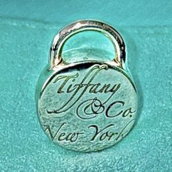 Tiffany & Co. Circle Notes Padlock Charm