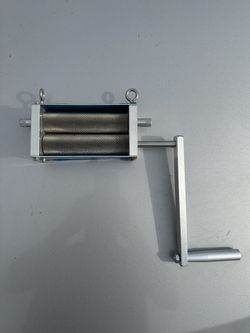 manual two-roller grain mill or malt grinder, often used for home brewing