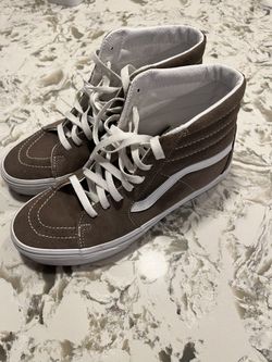 Vans (high rise, Beige, Suede)