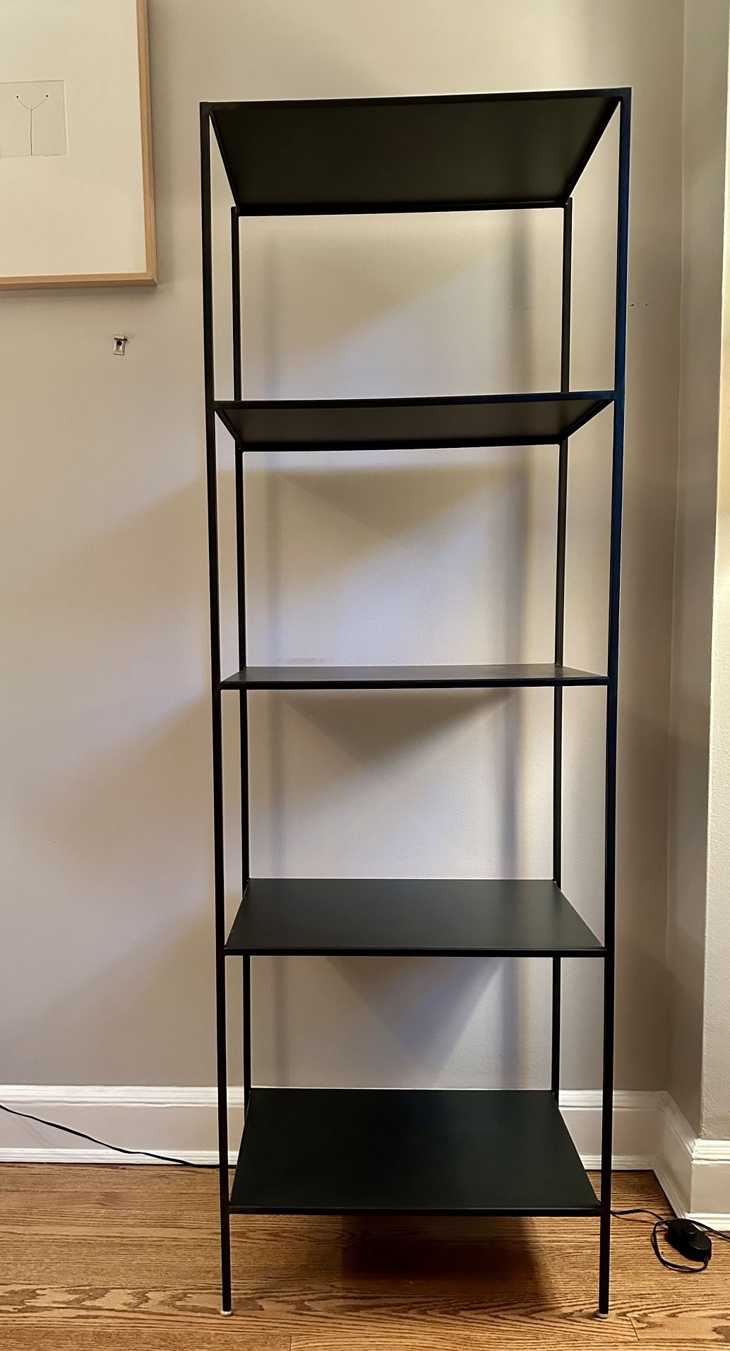 Bookshelves, Natural Steel