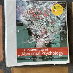 Fundamentals of Abnormal Psychology 9th Edition