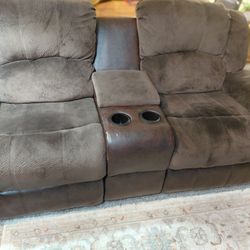 Sofa, Love Seat and Recliner For Sale