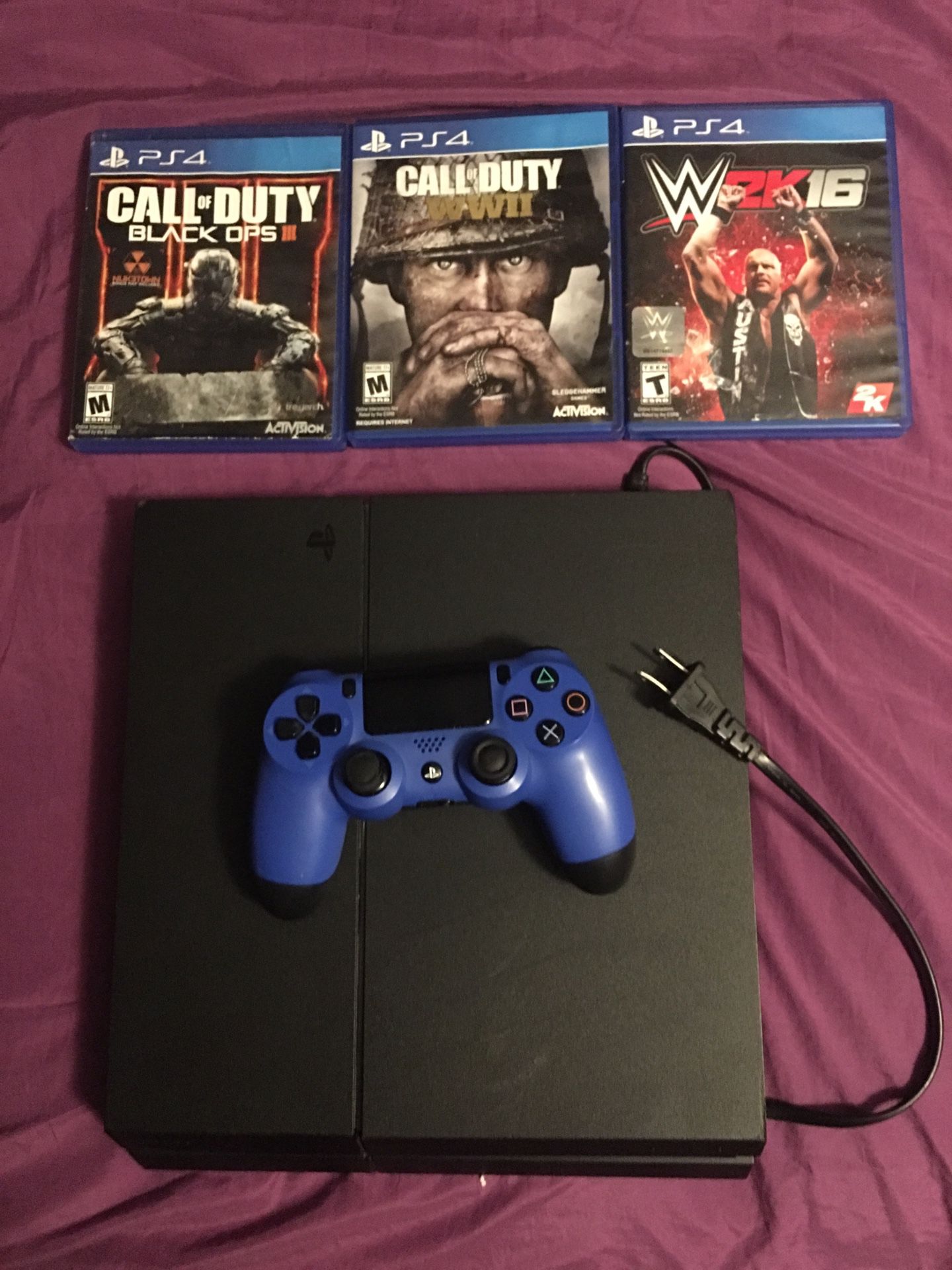 PS4 system and games